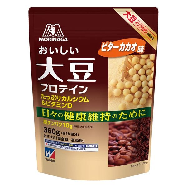 おいしい大豆プロテイン＜ビターカカオ味＞ 1袋 森永製菓
