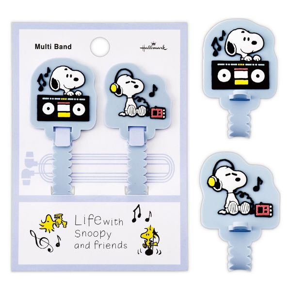 日本ホールマーク バンド スヌーピー ブルー 831103 1セット(6個