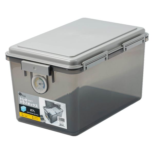 ナカバヤシ トレカドライボックス27L/グレー TKB-27L-N 1個