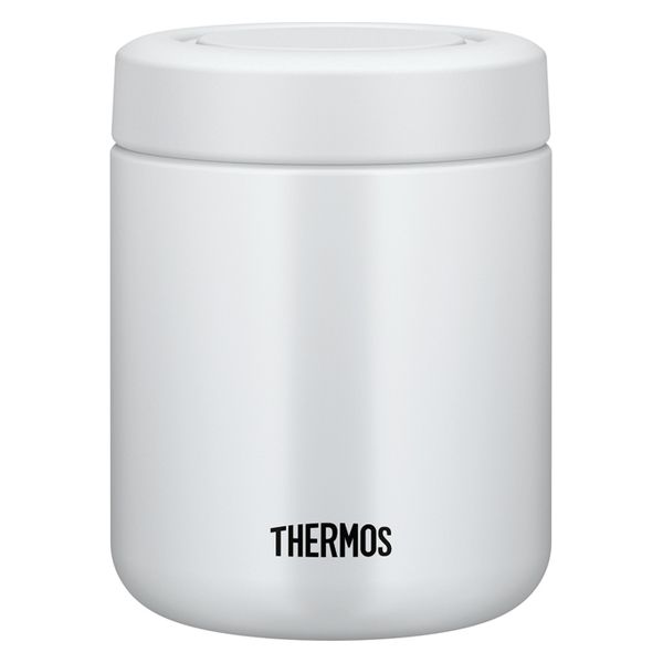 サーモス（THERMOS） 真空断熱スープジャー 400ml ホワイトグレー JBR-401 WHGY 1個 - アスクル