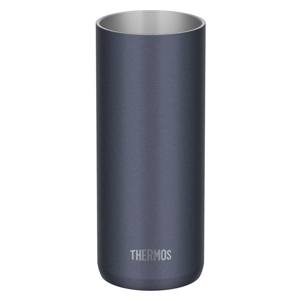 サーモス（THERMOS）真空断熱タンブラー メタリックブラック 420ml JDW-420C MBK 1個