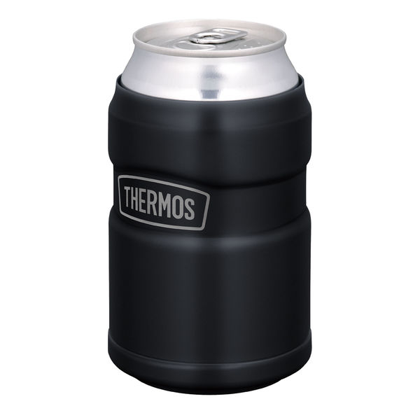 サーモス（THERMOS）保冷缶ホルダー マットブラック 350ml缶用