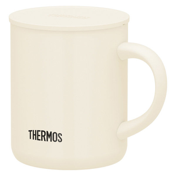【セール】サーモス（THERMOS） 真空断熱マグカップ 350ml 保温・保冷 蓋付き ミルクホワイト JDG-351C MWH 1個