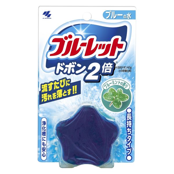 ブルーレット ドボン2倍 ブルーミントの香り 120g 1個 小林製薬