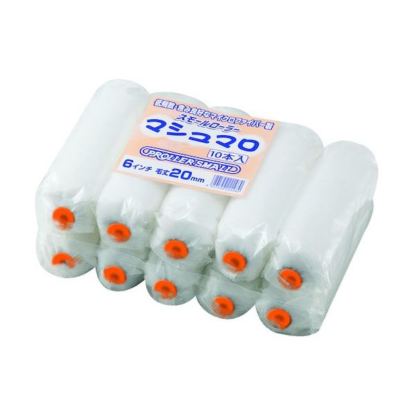 好川産業 スモールローラー マシュマロ 20mm 6インチ(10本入