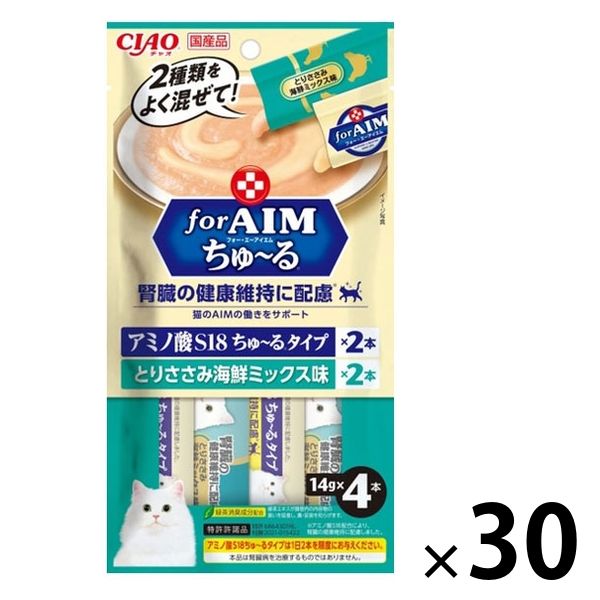 アウトレット】いなば CIAO for AIM ちゅーる 腎臓の健康維持に配慮 ...