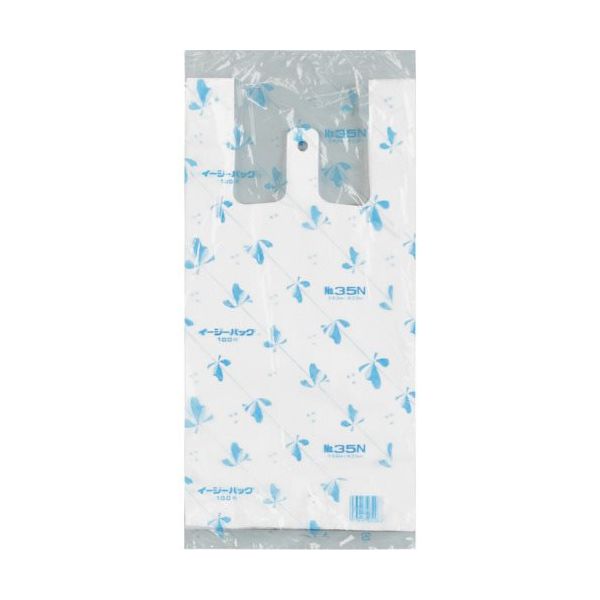 福助工業 福助 イージーバッグ 関西 No.35N 100枚入 0471038 1セット(1000枚:100枚×10袋) 458-9957（直送品）