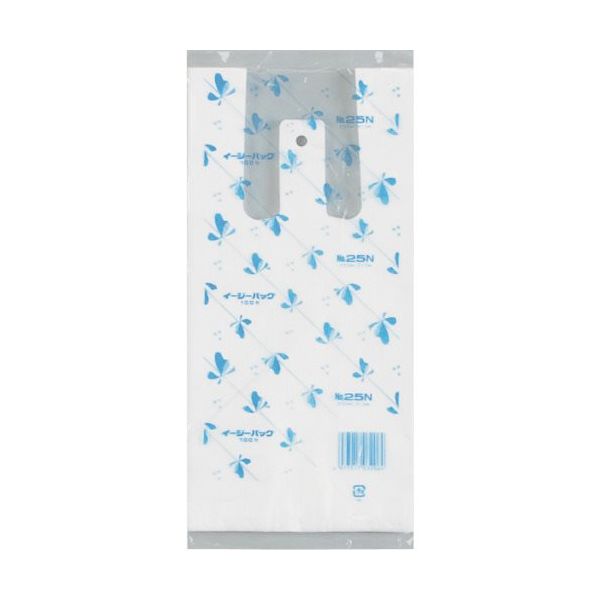 福助工業 福助 イージーバッグ 関西 No.25N 100枚入 0470619 1セット(2000枚:100枚×20袋) 458-8399（直送品）