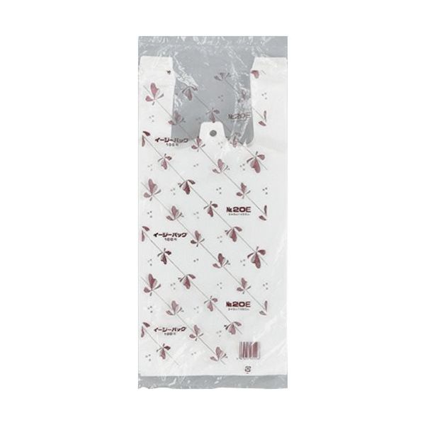 福助工業 福助 イージーバッグ 関東 No.20E 100枚入 0477850 1セット(1000枚:100枚×10袋) 458-9962（直送品）