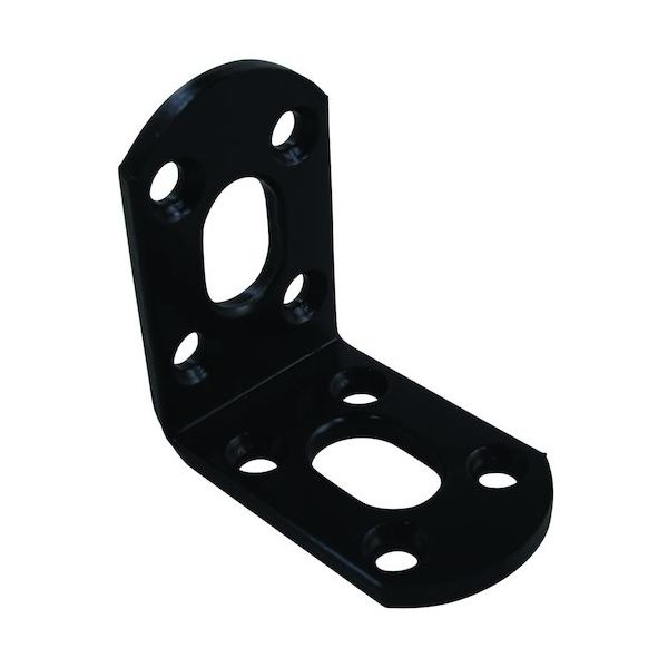 ダイドーハント DAIDОHANT ザ・ステー 黒 L型 T3×W25×A40×B40(mm) 00063377 1セット(5個)（直送品）