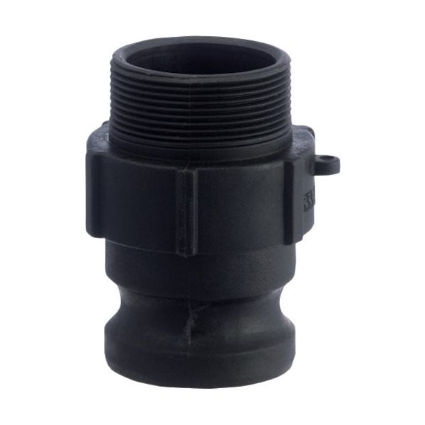 トヨックス カムロック アダプター オネジ 樹脂 633ーFB 1ー1/2インチ PP 633-FB-1-1/2-PP 1個（直送品）