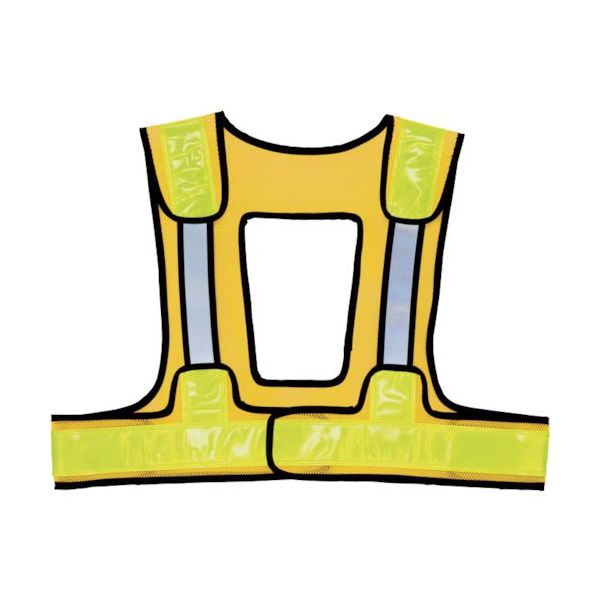 スリーライク アイトス フルハーネス対応ラッセルメッシュベスト イエローXFイエロー フリーサイズ AZ8716-019-F 1着（直送品）