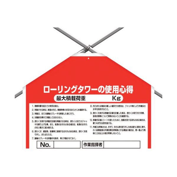 ユニット 筋かいシートローリングタワー 342-501 1枚 106-8032（直送品）