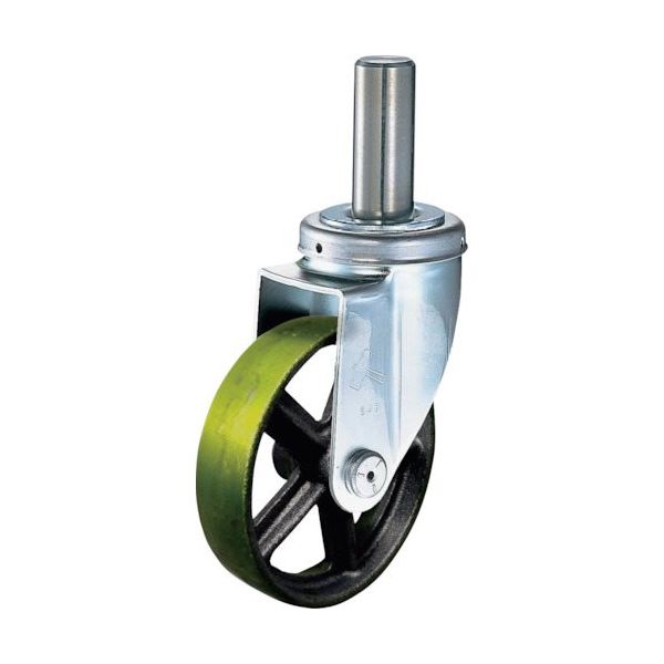 ハンマーキャスター ハンマー 差込み旋回式イモノ車輪 150mm 420SK-C150 1個 814-2772（直送品）