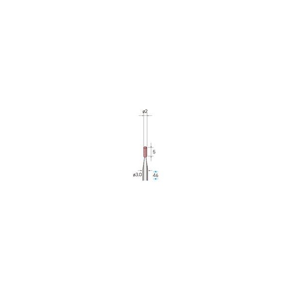 ナカニシ ハイパワーポリッシャー 10本入 円筒型 φ2×5×軸3 WA