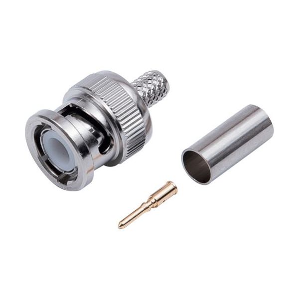 トーコネ TYC BNCコネクタストレートプラグ BNCP-3DA-K 1個 474-7481（直送品）