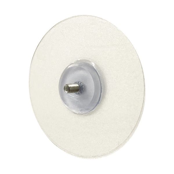 ダイドーハント DAIDОHANT ねじ付粘着シート クリアφ60 M4×6MM 2個入 10177830 1パック(2個)（直送品）