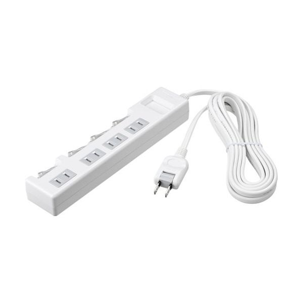 バッファロー 2ピン式電源タップ 個別スイッチ/ほこり防止シャッター付 BTCSHWJT