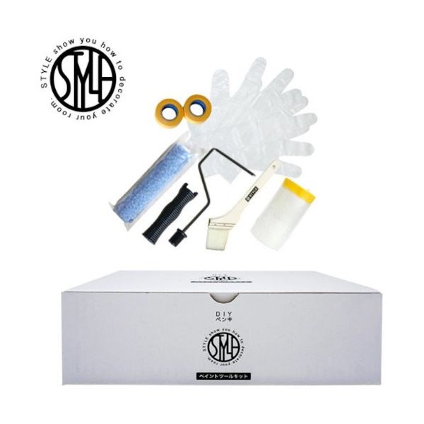 ニッペホームプロダクツ ニッぺ STYLE DIYペンキ ペイントツールキット 6点セット 4976124865251 1個(6個)（直送品）
