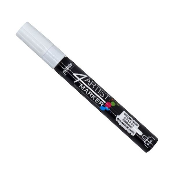 ニッペホームプロダクツ ニッぺ ペンキュアPEN de PAINT 4MM ホワイト 4976124354502 1本 529-2129（直送品）