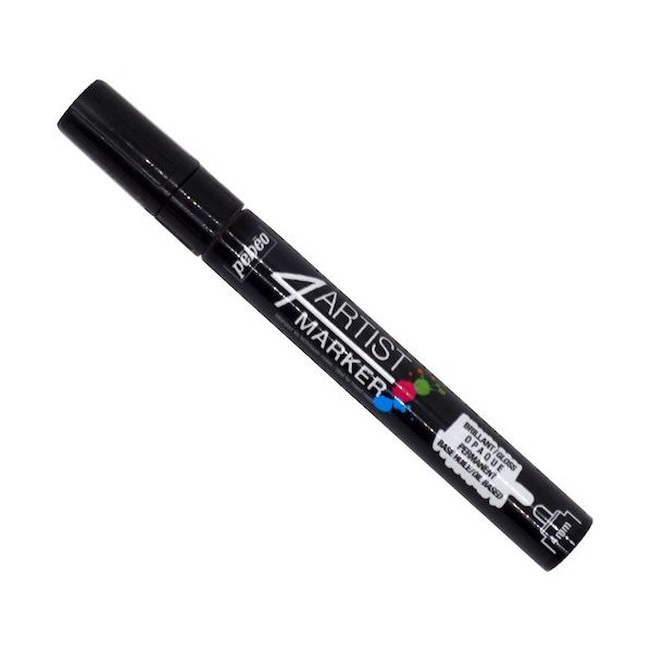 ニッペホームプロダクツ ニッぺ ペンキュアPEN de PAINT 4MM ブラック 4976124354519 1本 529-2137（直送品）