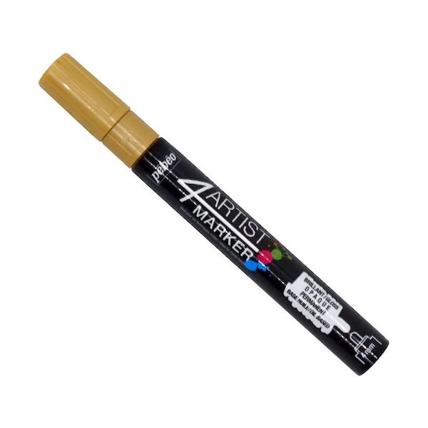 ニッペホームプロダクツ ニッぺ ペンキュアPEN de PAINT 4MM ゴールド 4976124354533 1本 529-2152（直送品）