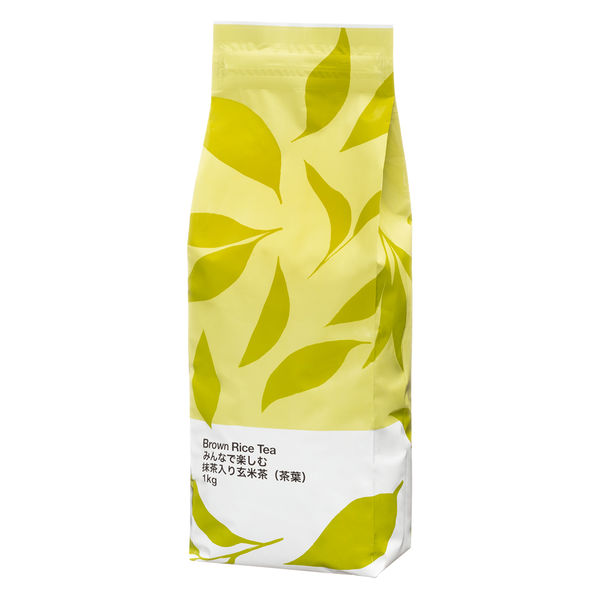 大井川茶園　みんなで楽しむ抹茶入り玄米茶（茶葉） 1袋（1kg） オリジナル