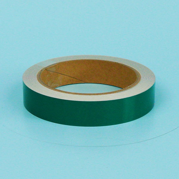 つくし工房 反射テープ 20mm幅 緑 TP-52G 1セット(5巻入)（直送品）