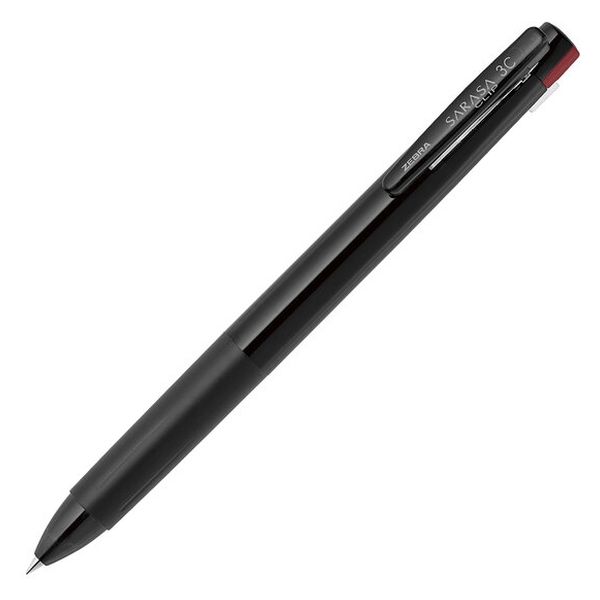 ゼブラ 3色ボールペン サラサクリップ3C 0.4mm 黒 J3JS5-BK 1本