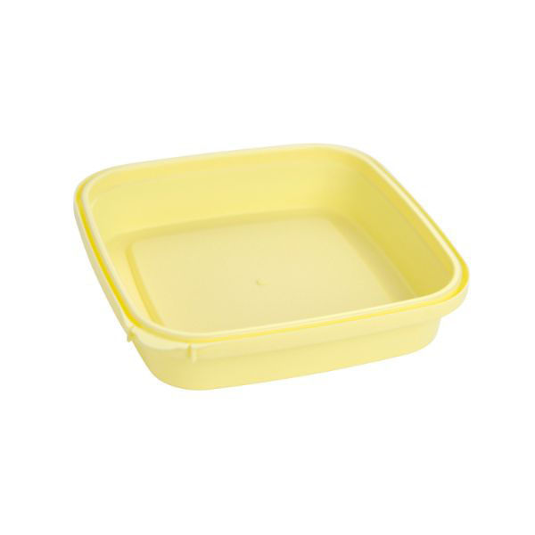 酒井容器 透明カップ エコロック K-300(切取タイプ)クリーム 本体 00591762 1ケース(400個(1個×400))（直送品）