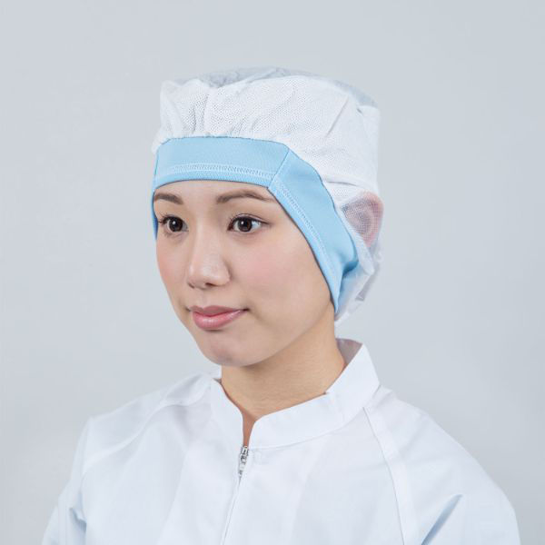 日本フィットフード 不織布キャップ フィットインナー FHI-710B ブルー S 00617826 1ケース(200個(20個×（直送品）