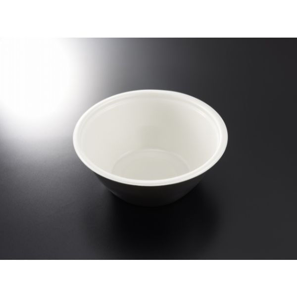 中央化学 麺容器 TP めん鉢 M20 IV-黒 身 015974 1袋(50個)（直送品）