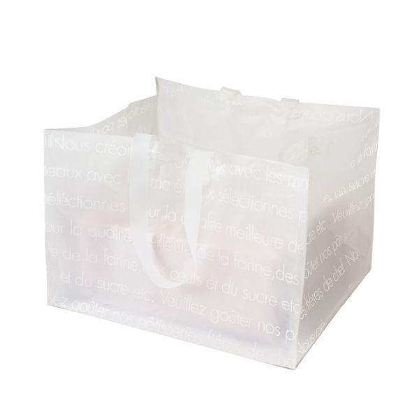 石渡 ポリ手提げ ポリバック ラクティス L 05615 1ケース(100個)（直送品）