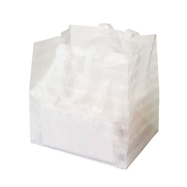 石渡 ポリ手提げ ポリバック ラクティス M 05614 1ケース(160個)（直送品）