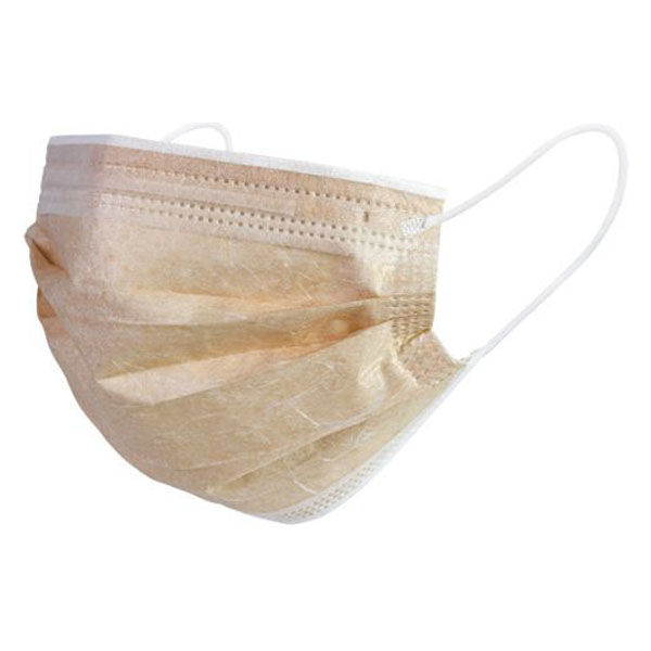 つばさ サージカルマスク 晴小町 和紙サージカルマスク サンドベージュ 1000-0025-00 1ケース(2000個(10個×200))（直送品）