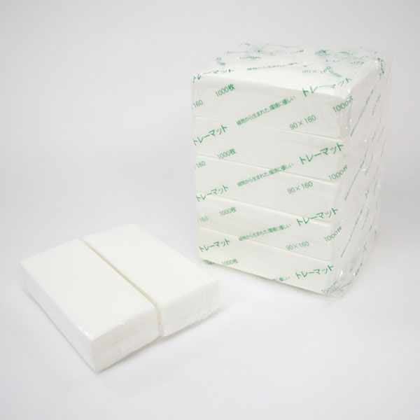 東京メディカル 食品シート トレーマット白 60×120 1560079 1ケース(15000個(1000個×15))（直送品）