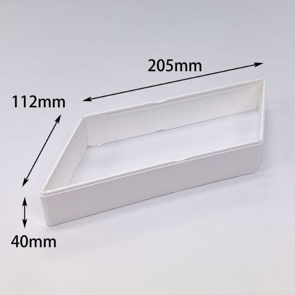 アクタ ワン折ハード H70×37 ホワイト縁 2000016097 1ケース(200個(10個×20))（直送品）