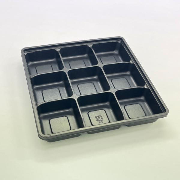 アクタ 折箱 ワン折65E 黒底 2000019157 1ケース(400個(50個×8))（直送品）