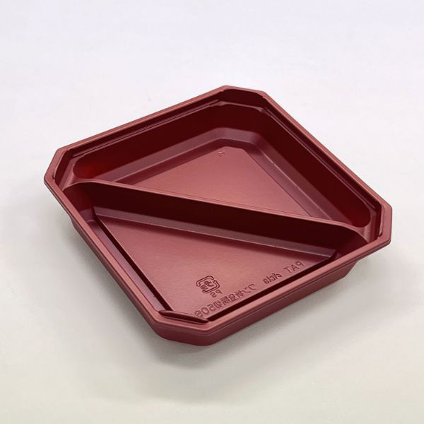 アクタ 折箱 ワン折重 隅切50S 赤底 2000019284 1ケース(400個(50個×8))（直送品）