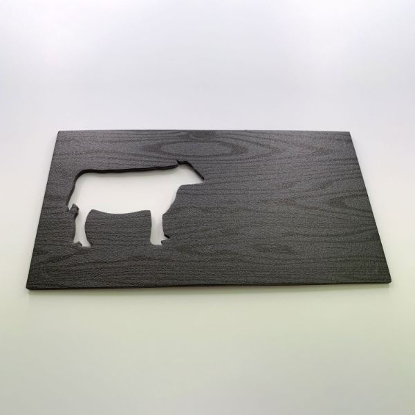 アクタ ワン折重 73×38 黒焼杉 牛窓共蓋 2000019398 1ケース(400個(50個×8))（直送品）