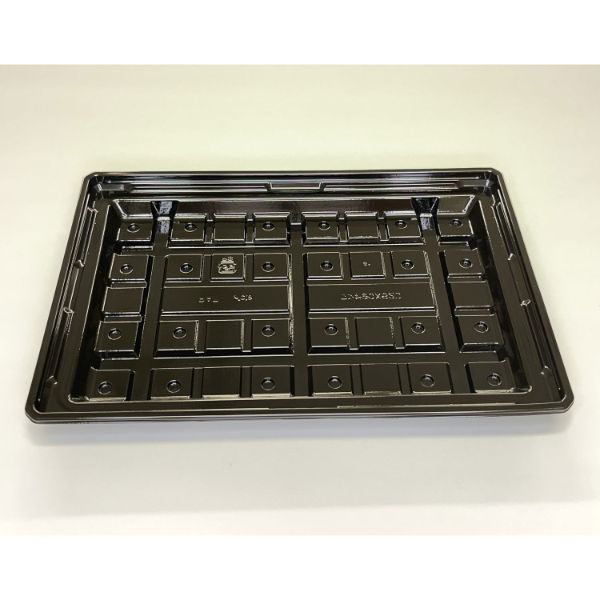 アクタ 折箱 ワン折90×62D ブラック 底 400入(1P25) 2000021559 1ケース(400個(25個×16))（直送品）