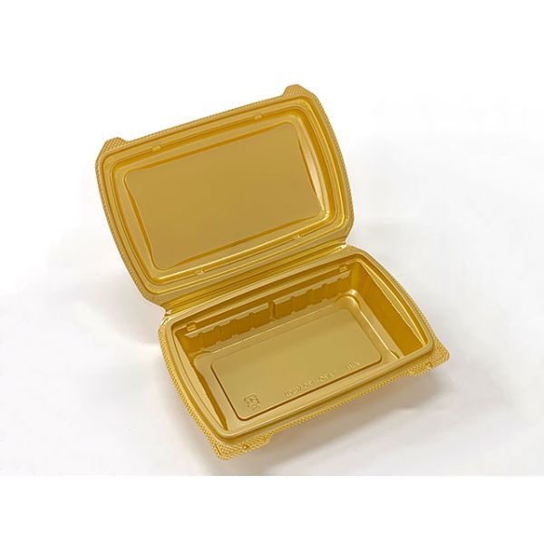 アクタ 弁当容器 TA70-170A(50) 金 2000022082 1ケース(200個(50個×4))（直送品）