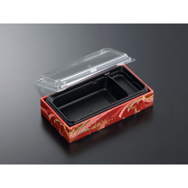 中央化学 折箱 CWAT 302 黒-ちぎり (ボ) 264218 1ケース(240個(15個×16))（直送品）