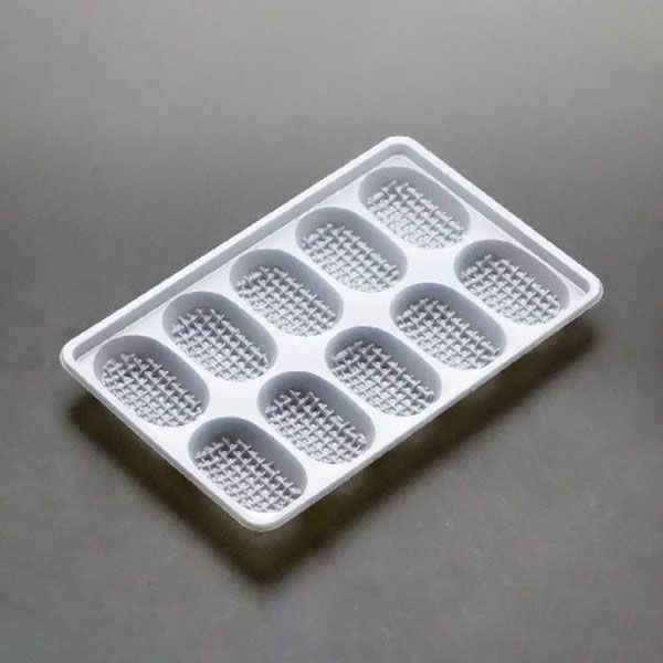 廣川 透明トレー カキフライ 10ケ 30137300 1ケース(2400個(200個×12))（直送品）