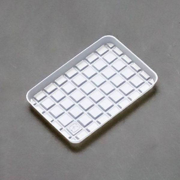 廣川 透明トレー 角トレー 40 大袋入り 30182500 1ケース(7000個(1個×7000))（直送品）