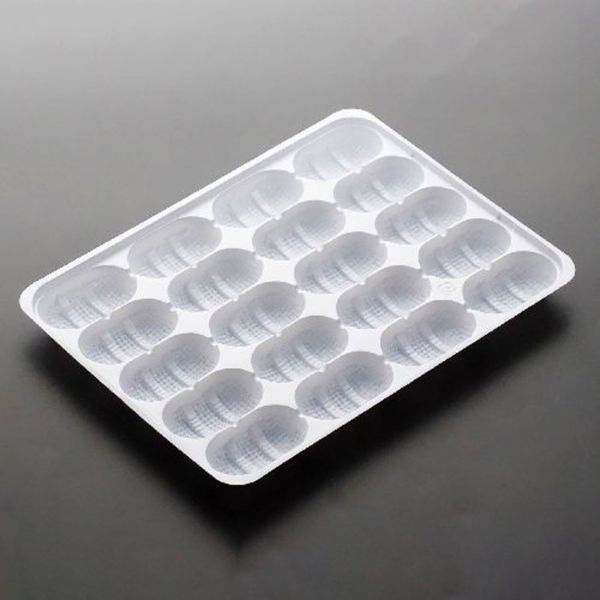 廣川 透明トレー カキフライ20ケ No.4(俵) 30388101 1ケース(1600個(200個×8))（直送品）