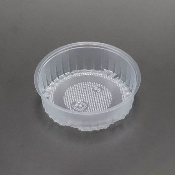 廣川 透明トレー バーム丸型 No.60 30603801 1ケース(5400個(150個×36))（直送品）