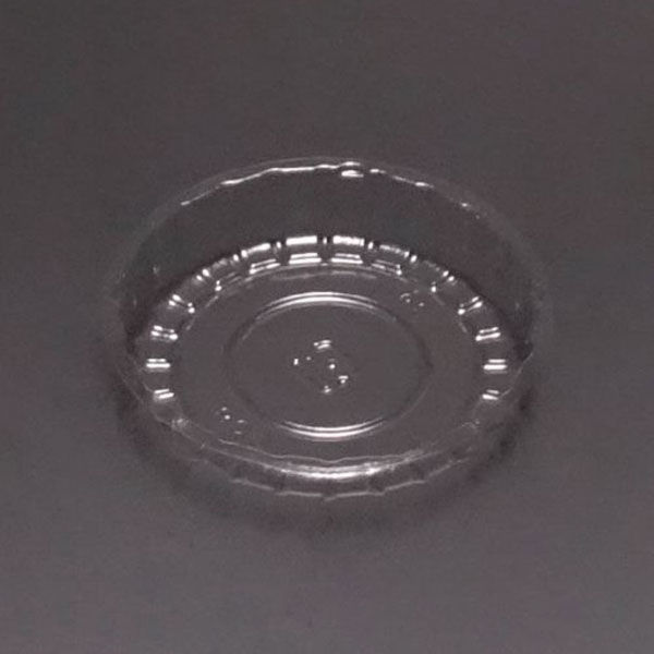 廣川 透明トレー バーム丸型 No.8 30632200 1ケース(24500個(500個×49))（直送品）