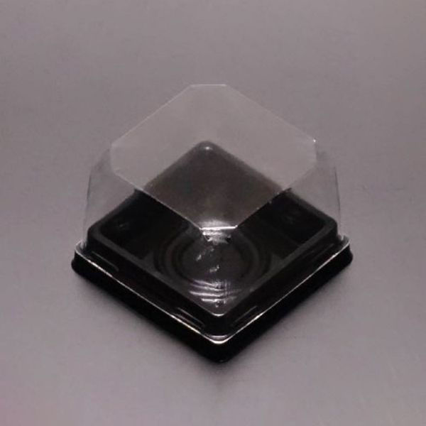 廣川 和菓子容器 MAK-7 本体(黒) 30739700 1ケース(4000個(100個×40))（直送品）