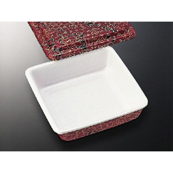 中央化学 仕出し弁当容器 重箱 小 赤漆外 共付 82933 1ケース(500個(25個×20))（直送品）